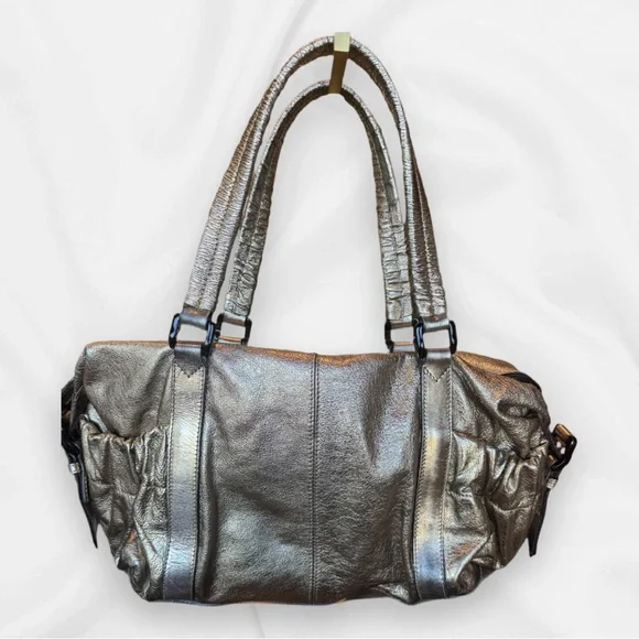 Burberry Metallic Goldstone Leather calfskin Satchel - Picture 8 of 16